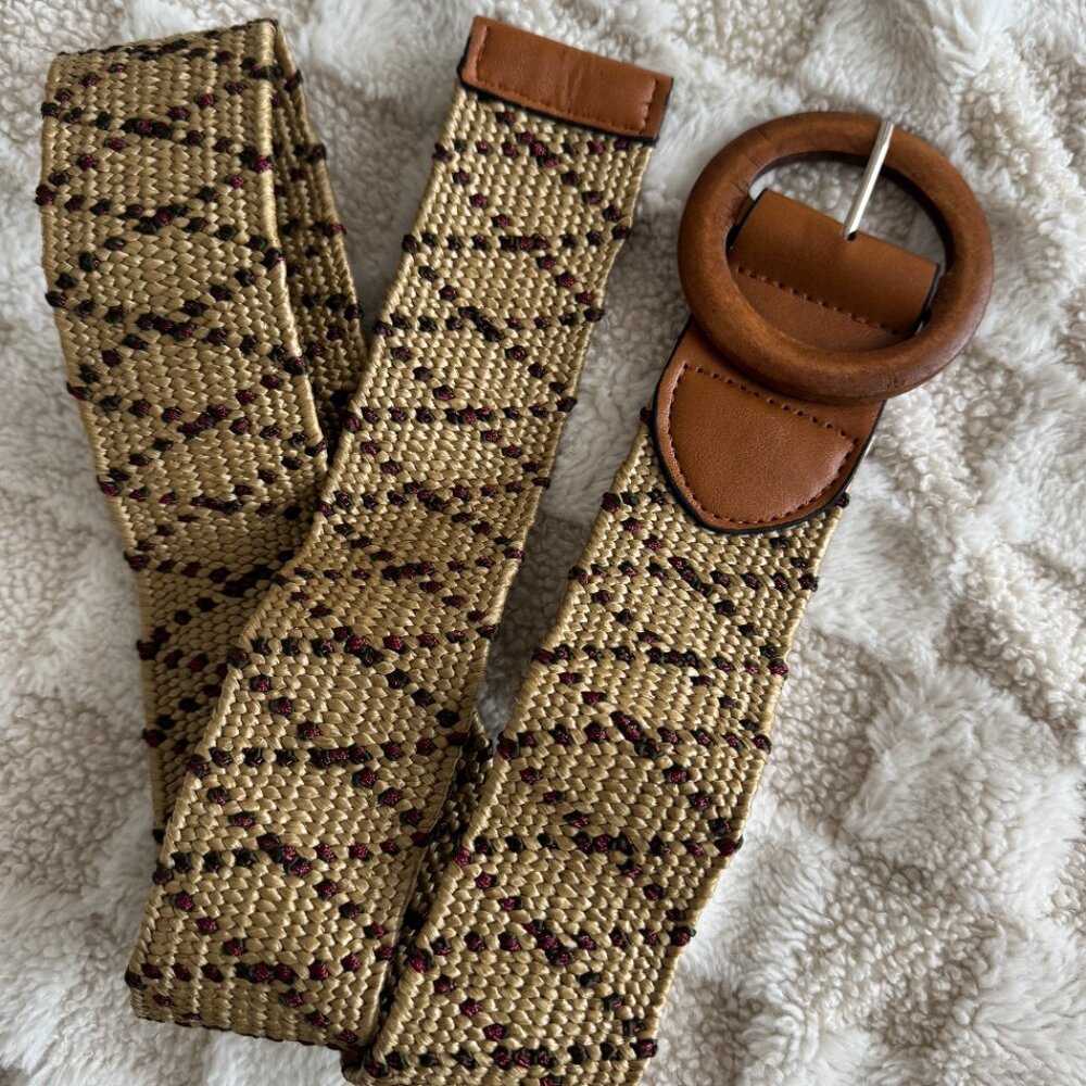 Molly Bracken - Bohemian Elastic Belt - Beige - XS-S